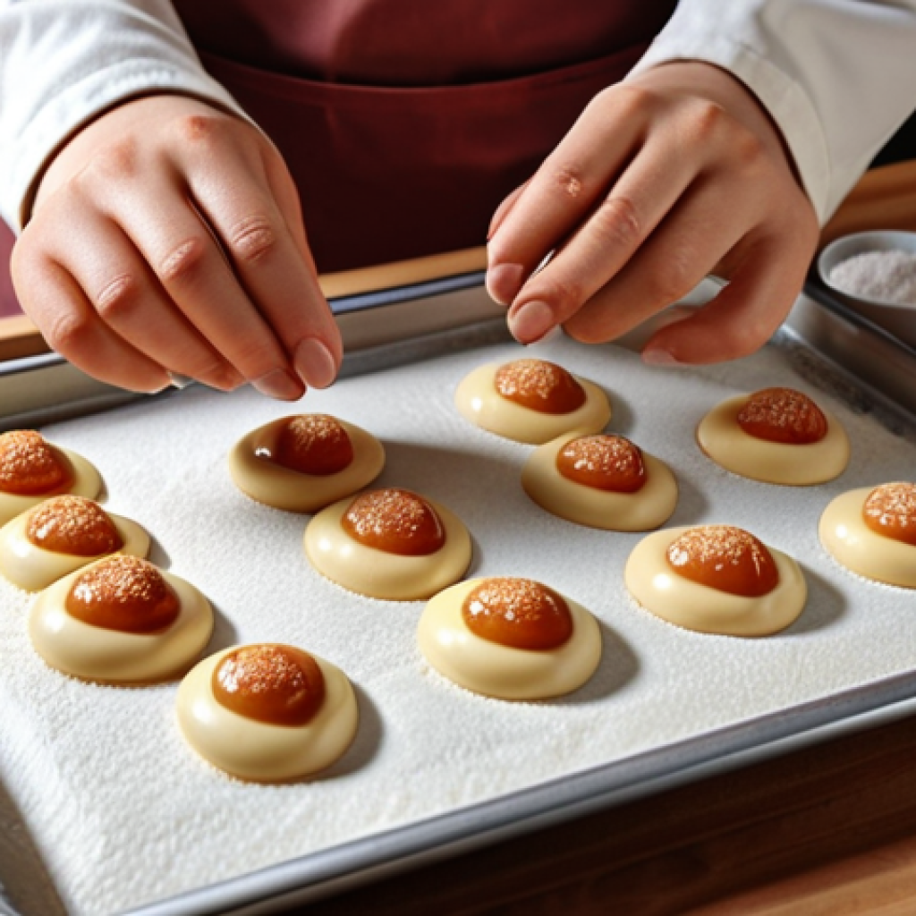 A person is baking Dalgona candy with a kit, feeling like a Konditor, with ingredients and clear instructions.
