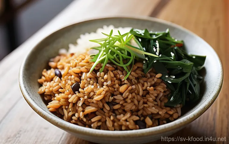 한식 유기농 식재료 추천 - **A vibrant, rustic kitchen scene showcasing the abundance of organic Korean ingredients and the art...